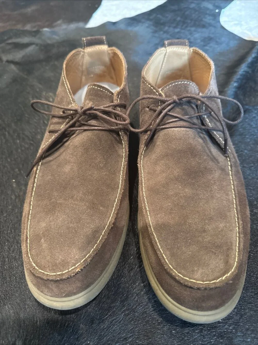 Johnnie-O Malibu Chukka Taupe Men's Shoes JMFW1300. Choose Size 12